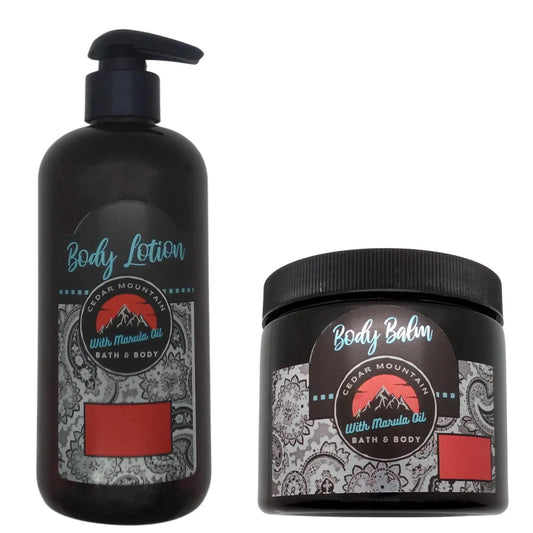 Cedar Mountain Flower Child Scented Marula Oil Body Lotion and Body - cozy desires